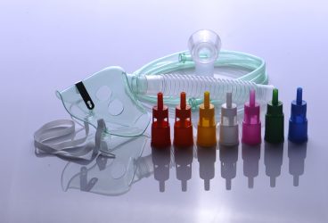 Venturi Mask Set with 6 Color Coded Diluter